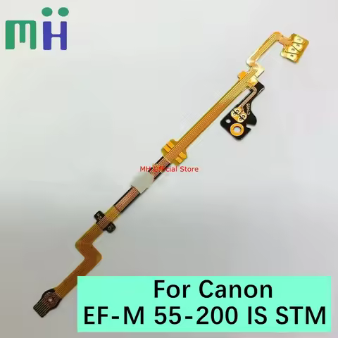 Copy NEW For Canon EF-M 55-200 IS STM Lens AF Focus Flex Cable Flexible FPC EFM 55-200mm F/4.5-6.3 F