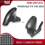 V4 2025 For Ducati Panigale V4 V4S 2025 Carbon Fiber Front and Rear Mudguards Fairing Kit Motorcycle
