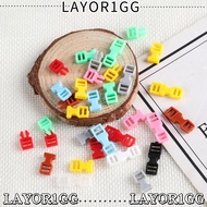 LAYOR1GG 10/20pcs Mini Buckle 4mm Outdoor Camping DIY Bracelet Handmade Backpack Button