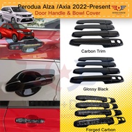 Perodua Alza / Axia 2022-2024 Door Handle & Door Bowl Cover For Alza/Axia Car Accessories