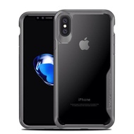 iPaky Super Series Case for Apple iPhone XS iXS Grey Colour  เคส ไอปากี้ รุ่นซุปเปอร์ซีรีย์ สำหรับ ไอโฟน สิบ เอส หลังใส กันกระแทก สีเทาเข้ม