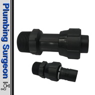 Plumbing Tools Pvc Pipe Fittings Water Pipe Connector Paip Hdpe Poly Paip Toilet Hansen Male Thread 