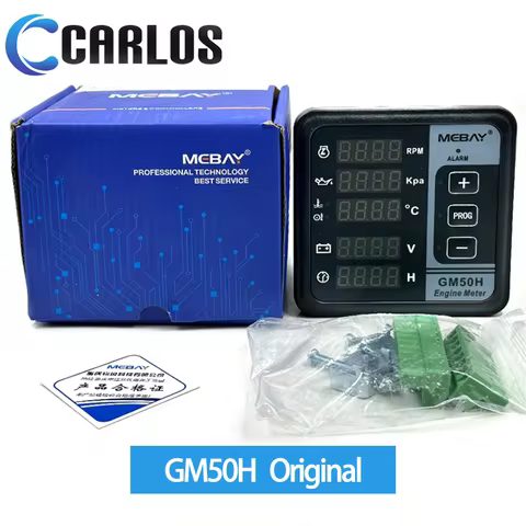 GM50H MKIII Mebay Controller Digital Instrument Diesel Generator GM50HR R485 Communication Function