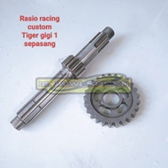 Custom pair of 1 gear Tiger racing ratios