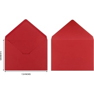 100 Pieces Christmas A7 Envelopes Colorful 5x7 Envelopes for Greeting Cards, Birthday, Weddings, Bab