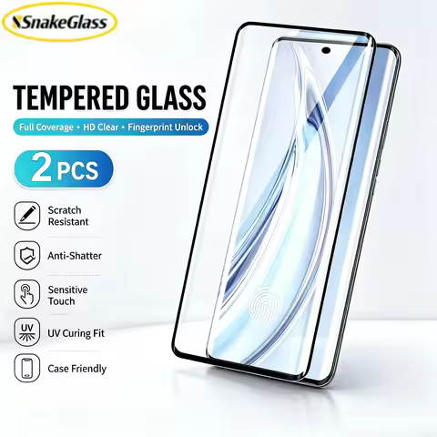 2pcs Full Glue Cover Screen Protector for Motorola Edge 60 Pro 2025 30 Pro Protective Glass for Moto