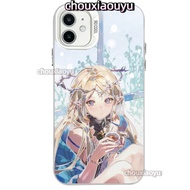 Suitable for iPhone 17 Pro Max 17 Air 16 15 14 13 12 11 xs 7P/8P Phone Case Catisia Anime Matte Colo