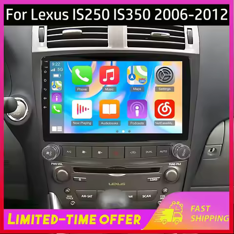 Car Radio for Lexus IS 250 IS200 Is300 Is350 2006-2012 For Carplay GPS Multimedia Stereo 10Inch 2din