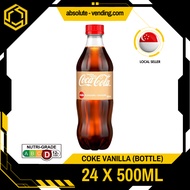 COKE Vanilla 500ML X 24 (BOTTLE)