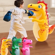 Parent Child Outdoors Toys Tumbler Boxing Dinosaur Inflatable Punching Bag Boys Games Party Social S