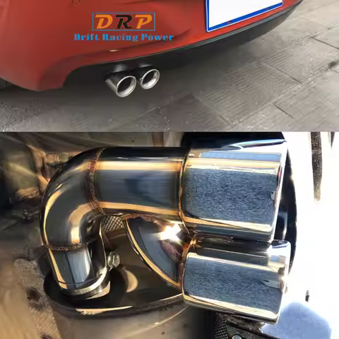 Dual Exhaust Tip For BMW F20 F21 116i 118i 120i 116i 2013-2015 1 Series Stainless Steel Twin Exhaust