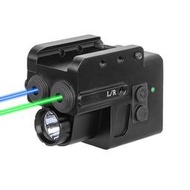 2館 磁吸 充電式 戰術 槍燈 綠雷射 藍雷射 三合一 激光 瞄準器 紅外線 外紅點 雷射 定標器 瞄具 手電筒 快瞄
