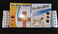 ENDEX 4000 and 8000 anti tick,flea,earmites,heartworm for dog and cats