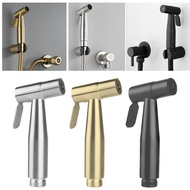 HOT SALE Gold Brushed Toilet Cleaning Bidet Spray Gun Wc Shower Head Douche Handheld Hose Sanitary Wall Holder