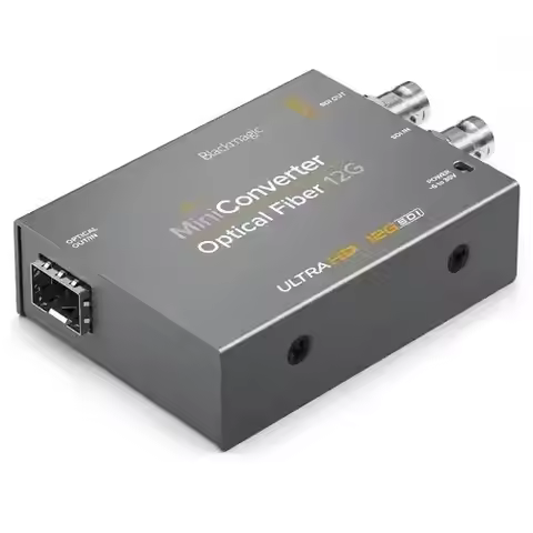 Blackmagic Design BDM Mini Converter Optical Fiber 12G Support Embedded SDI and HDMI Audio Converter