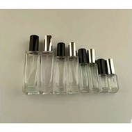 READY STOCK Premium Square Travel Size Perfume Glass Bottle with Spray head (3ml, 5ml, 8ml, 20ml, 30