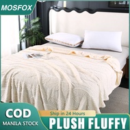 Braid Velvet Fleece Blanket kumot malambot sofa blanket Thick Kumot Soft Fluffy Aircon Blanket