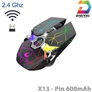 Chuột Không Dây Pin Sạc Gaming X13 Chính Hãng