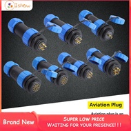 ISHOWMAL❤️ SP21 IP68 Waterproof Aviation and Panel Socket Connector Aviation 2Pin to 12Pin