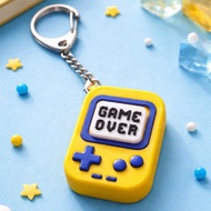 🇸🇬 Retro Game Console Fidget Clicker Keychain | Gameboy Style Stress Relief Toy | Mechanical Keyboar