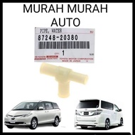 100% ORIGINAL HEATHER JOINT RADIATOR T PIPE TOYOTA VELLFIRE ANH20 ESTIMA ACR50