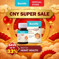 【Bonlife】Sacha Inchi Q10 Plus Softgel High Blood Pressure Heart Health Energy Boost Gel Lembut Jamu 