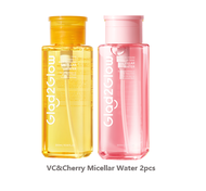 Glad2Glow Cherry Blossom Betaine Micellar Water Makeup Remover Purifying Face Cleansing oil balm