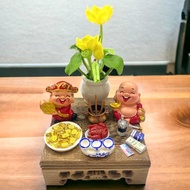 Mini altar, god of luck and fortune altar, office desk decoration, spiritual system