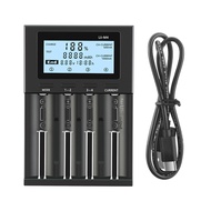 onlylove LIITOKALA LII-M4 4 Slots Battery Charger with LCD Display for lithium battery 26650 14500 A