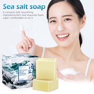 Sea Salt Soap Cleaner Removal Pimple Pores Acne Treatment Deep Clean Goat Milk Moisturizing Repair Skin