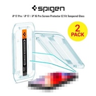[2 Pack] Spigen iP 17 Pro / iP 17 / iP 16 Pro Screen Protector EZ Fit Tempered Glass