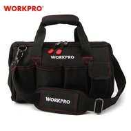 WORKPRO 14นิ้ว Valuemax 13นิ้วกระเป๋าเครื่องมือสำหรับชุดเครื่องมือมัลติฟังก์ชั่บรรจุถุงออแกไนเซอร์จัดเก็บกระเป๋าเดินทางสำหรับตกปลา