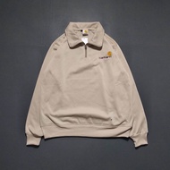 RUGBY SHIRT CARHARTT HALF ZIPPER CARHARTT CREAM