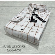 KEMEJA JUMBO 5XL 6XL Short Sleeve Flannel Shirt for Men distro ShirtWanita for Men and Women