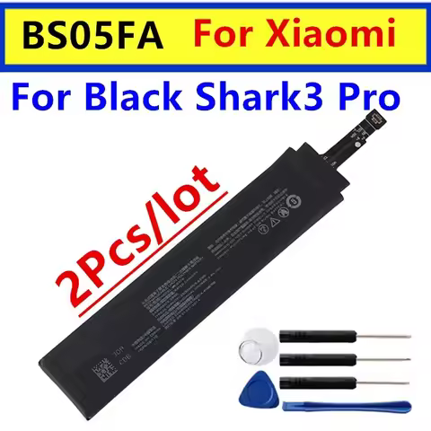 2Pcs/Lot BS05FA New Replacement Battery BS05FA 2500mAh For Black Shark 3 Pro Genuine Battery + Free 