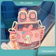Sanrio Kuromi Cinamoroll Melody BPA Free Children's Drinking Bottle 1200ml 3027 FOOD grade Material 