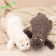 [COD] Ferret Plush Toy, Soft Fluffy Lifelike Appearance Plush Ferret Stuffed Toy, Accompany Doll Rea