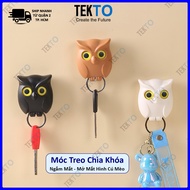 CAT OWL key chain, cute CAT OWL shaped magnetic key chain - 858