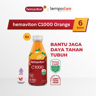 Hemaviton Bundle Pack C1000 Orange 150mL per 6 Kaleng Vitamin C [Exp : 04.2027]
