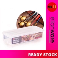 ELIANWARE (1.85L)BPA FREE Long Rectangular Transparent Fridge Freezer Food Keeper Microwavable Food 