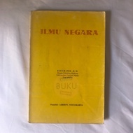 STATE SCIENCE - SOEHINO SH - GOVERNMENT SCIENCE BOOK - LAW SCIENCE
