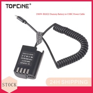 DMW-BLK22  Dummy Battery to USB-C Power Cable For Panasonic Lumix GH3 GH4 Gh5S Gh6 G9 S5 S52X S5K GH