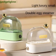 GADGETGLOW​ Electric Egg Boiler Mini 2 Eggs Egg Boiler Cooking|Automatic Power Off Portable Food Ste