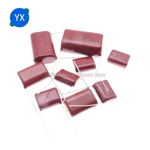 20~100pcs CBB Polypropylene Film Capacitor 100V 250V 400V 450V 630V 2000V 102J 103J 104J 105J 155J 2