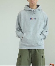 日本預訂 2色選 beams Japan 彩刺繡logo 連帽長袖衛衣 hoodies