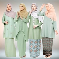 !️SAGE GREEN KURUNG DRESS | MINI RIAU | KURUNG KEDAH