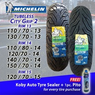 MICHELIN City Grip 2 Tires RIM 13 / RIM 14 / RIM 15 ( 110/70-13 . 130/70-13 , 110/80-14 , 140/70-14