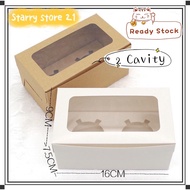 2/4/6/12 Plain Holes Cavity Cupcake Muffin / Pizza Box / Egg Tart Packaging Plain Cup Cake / Cavity 
