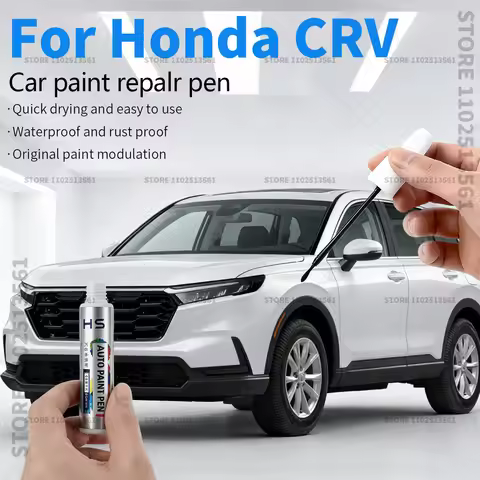 Paint Repair Pen Touch Up Scratch Remover DIY Auto Accessories Black White For Honda CRV 1995-2025 R