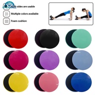 OPENMALL 2Pcs Round Yoga Disc Fitness Disc Exercise Sliding Plate Gliding Discs Slider For Yoga Gym 